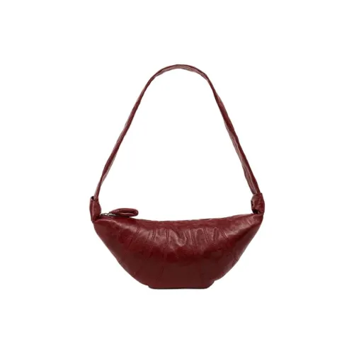 Lemaire Croissant Series Покрытие Хлопок Сумка через плечо Сумка на плечо Средняя Унисекс Кирпично-красный