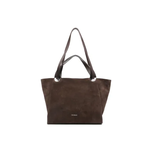 COCCINELLE Замша Телячья Кожа Тоут Сумка Сумка для покупок Сумка через плечо Сумка Женская Cedar Brown