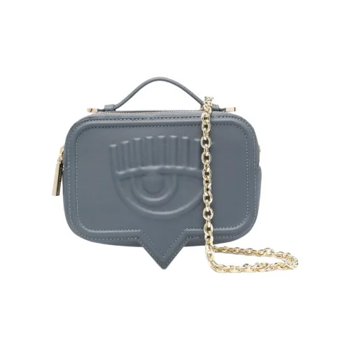 CHIARA FERRAGNI Eyelike Полиуретан Сумка Сумка через плечо Сумка через плечо Маленькая Женская Синие Серые
