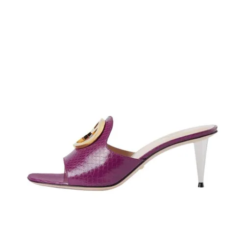 GUCCI Blondie Слипоны Женские Фиолетовые