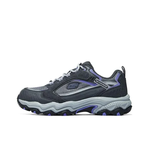 Skechers Outdoor Casual Обувь Низкий Верх Серый/Фиолетовый/Черный Женская