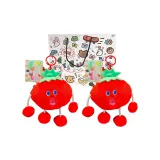 Красный + Красный + сумка для покупок