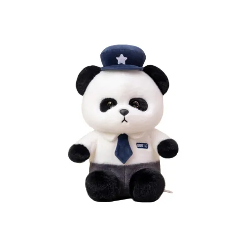 WANTONGLE Милый Police Панда Железо Officer Панда Велосипедная одежда UNIFORM Кукла Подвеска Куклы Плюшевая кукла