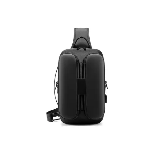 Ssweisiker Oxford Sling Bag Men's Black