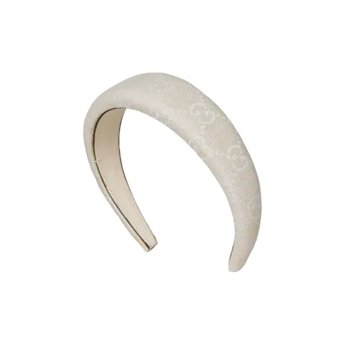 GUCCI Ободки для волос Женские Айвори Белый