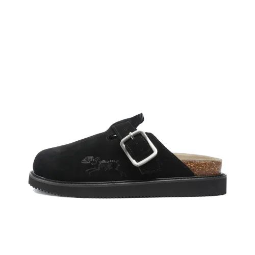 Радость BY ye3njoy x UNNAMED FORCES Антибактериальные тапочки с антискользящим эффектом для дома Унисекс Обсидиановый черный