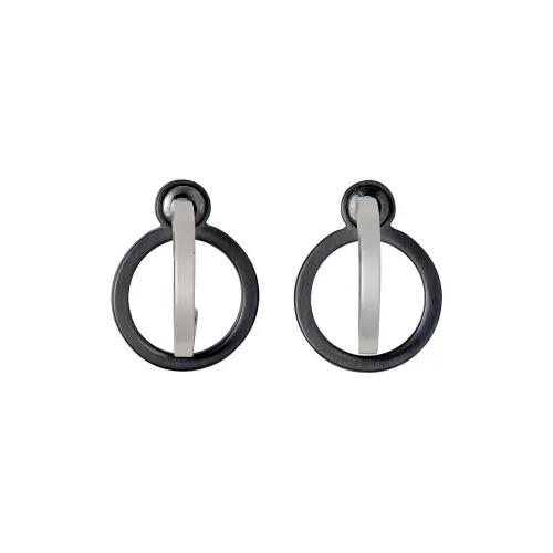 Pilgrim Brass Earrings Женские Черный