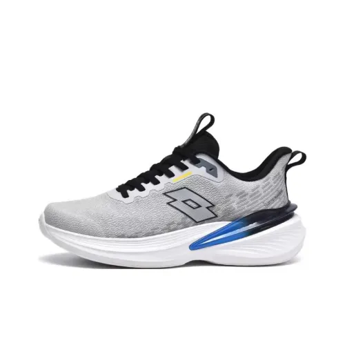 LOTTO Амортизация Покрытие Устойчивое к истиранию Низ Резистентный Низкий Топ Беговые кроссовки Мужские Серый Черный