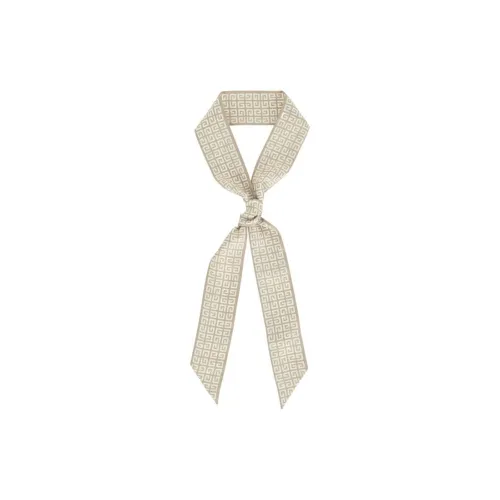 GIVENCHY Шелковые шарфы Женские Бежевый