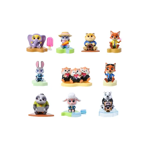 Miniso Зверополис Коллекция Sit Still Слепые коробки 10 для одной слепой коробки целой коробки