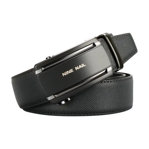 NINE NAIL Nine Секция Stud Классический Ремни из коровьей кожи Мужской Ширина 3,5 см