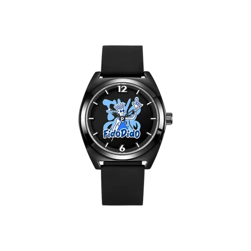 FIDO DIDO Кварцевый механизм силиконовый ремешок унисекс белый циферблат