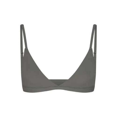 SKIMS FITS EVERYBODY Треугольный бюстгальтер Braetette Бюстгальтер Женский 1 упаковка Металлический Бронза