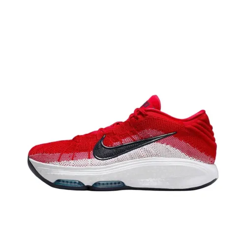 Nike Air Zoom GT Hustle 3 Амортизаторы Shock противоскользящие устойчивые к истиранию низкий топ мужские баскетбольные кроссовки красный и белый