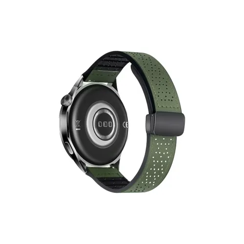 YIJIANG Ремешок совместим с Huawei Samsung Garmin натуральная кожа материал