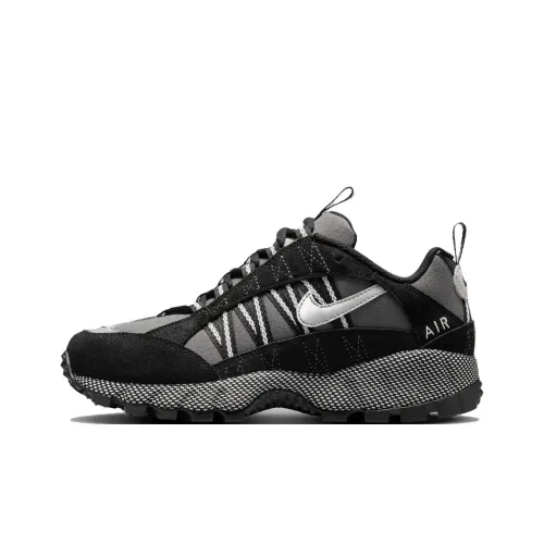 Nike Air Humara Slip Resistant Abrasion Resistant Низкие Кроссовки для Беговых Пути Женские Черный Белый