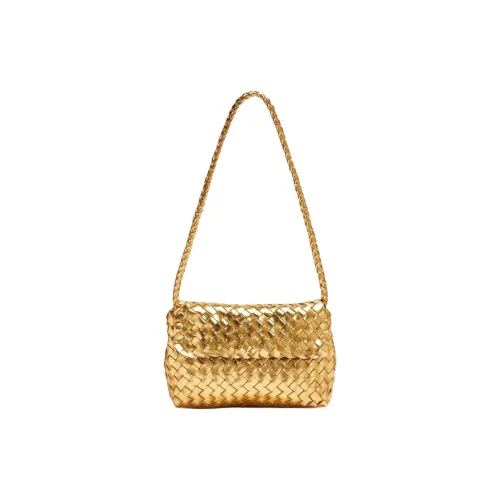 Loeffler Randall Телячья кожа Сумка через плечо Женская Золотая