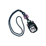 Черно-фиолетовый + Фиолетовый Кролик + Кошачьи уши + Капюшон черного цвета