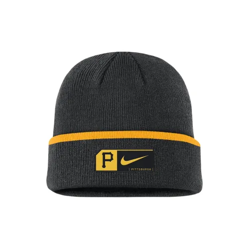 nike Акриловая пряжа акриловые шапки-бини для мужчин черный