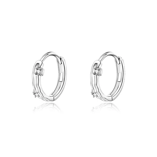 I YOU Серьги-гвоздики из стерлингового серебра 925 пробы женские