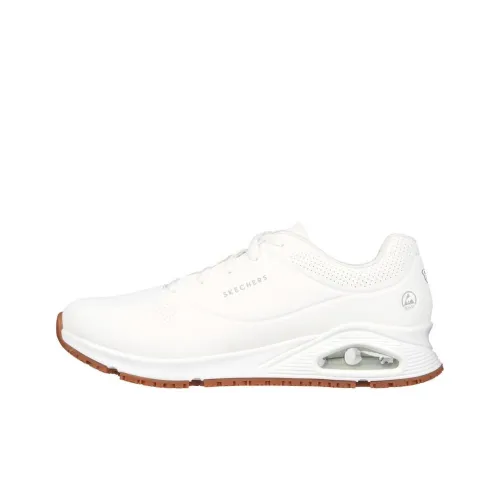 Skechers Uno Low Топ Повседневная обувь Мужская Белая