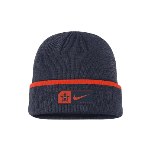 nike Акриловые шапки-бини унисекс морского синего цвета