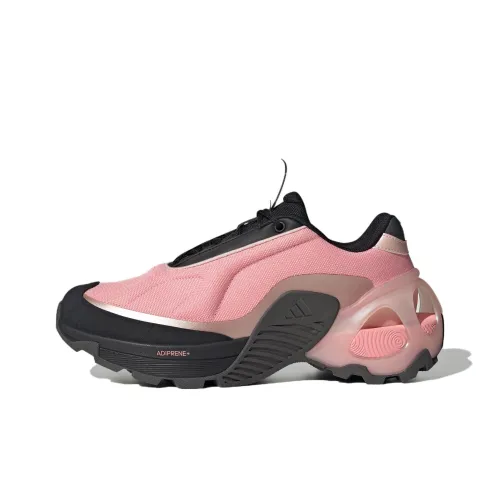 Adidas Wonder Runner Slip-Resistant Низкие Беговые Кроссовки Унисекс Розовые Черные