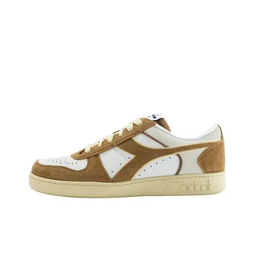 DIADORA Magic Basket Скейтборд Кроссовки Низкие Белый Коричневый Унисекс