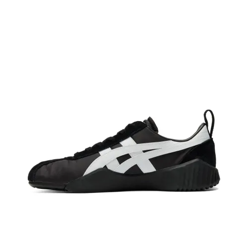 Onitsuka Tiger Acromount Slip-resistant Abrasion-resistant Low Top Casual Unisex Black White Onitsuka Tiger Acromount Slip-resistant Abrasion-resistant Низкий Топ Повседневный Унисекс Черный Белый