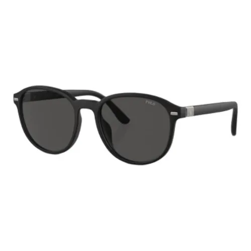 Polo Ralph Lauren Пластик OVAL SUNGLASSES Мужской Черный