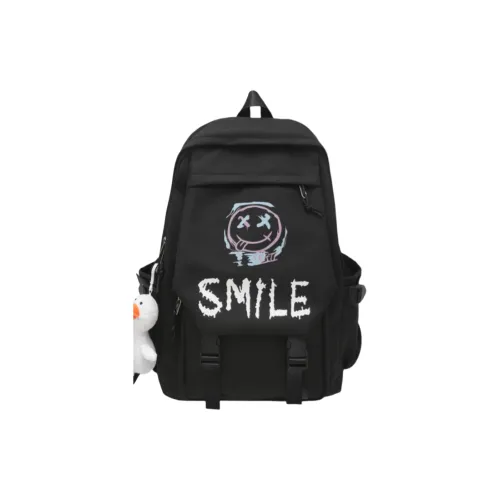 BRABOSTON Nylon Рюкзак Унисекс Черный Белый