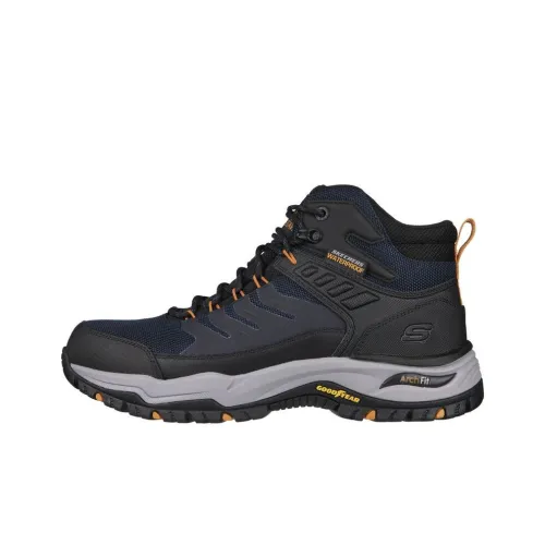 Skechers ARCH FIT DAWSON MID Top Trail Беговые кроссовки Мужской Синий Черный