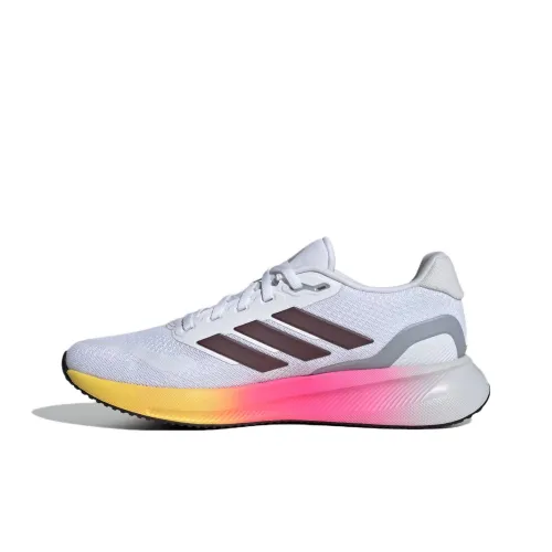 Adidas Runfalcon 5,0 Беговые кроссовки Низкий топ Облачный белый/Аврора/Основной черный Женские