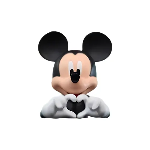 Disney Mickey Mouse Minnie Mouse Сердце Полуобхват верхней части груди Статуэтка Фигурки в стиле Chibi 9,4CM