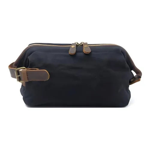 TTaG．baG Корова Кожа Холст Сумка Туалетная Сумка Стандартная Унисекс Черный Темно-Серый Хаки Армейский Зеленый