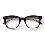 Чёрная оправа с прозрачными линзами