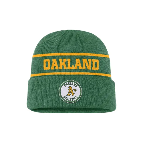 nike Акриловые шапки-бини Мужской Зеленый