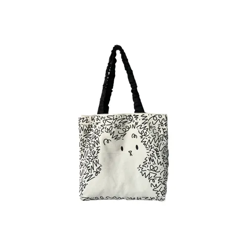 PINK·LAND Холст Портативная Холщовая Сумка Плечевая Сумка Стандартная Унисекс Белый