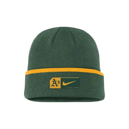 nike Акриловая пряжа шапки-бини для мужчин зеленый