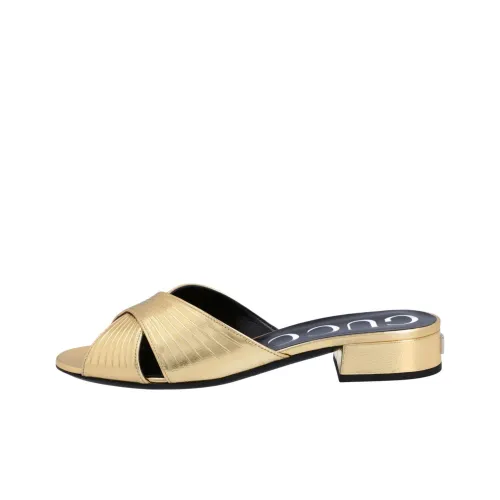 GUCCI Слипоны Женские Золото