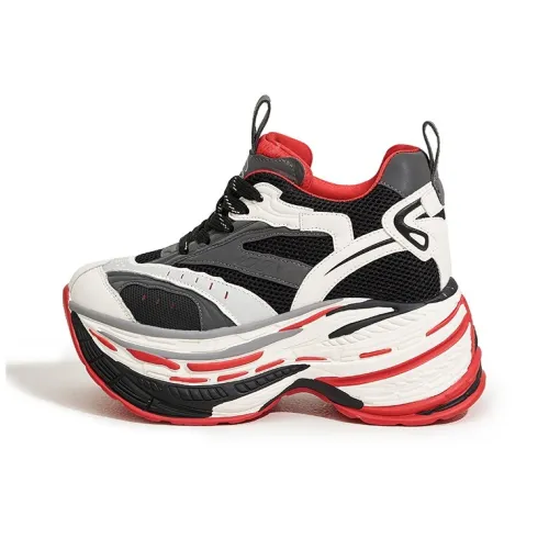 Milan Love Song Устойчивый к истиранию Дышащий Легкий Быстросохнущий Низкий Топ Кроссовки с Толстой Подошвой Женские