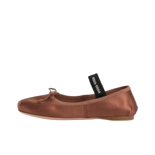 MIU MIU Планшет Повседневная Обувь Женская Коричневый