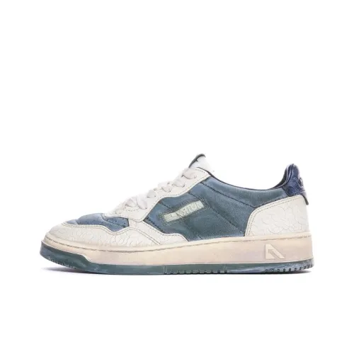 AUTRY Slip-resistant Low Top Скейтборд Кроссовки Мужские Белые Синие