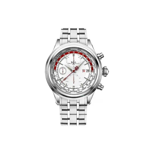 Шар Railroad Official Collection Автоматический Механический Механизм Женские Часы 42 мм Белый Циферблат