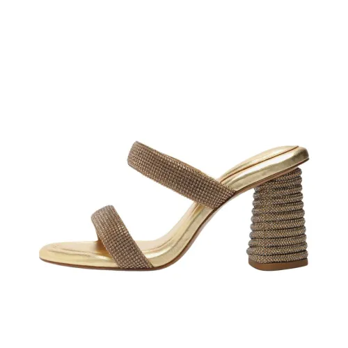 Schutz Слипоны 8,7cm Женские Золотые