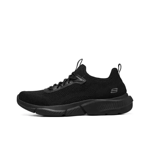 SKECHERS MENS USA Низкий топ Повседневные Беговые кроссовки Мужские Черные
