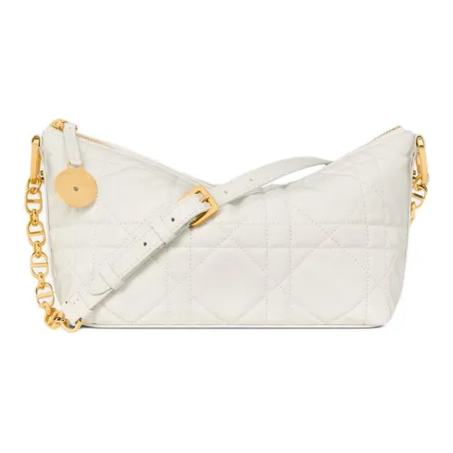 DIOR Lambskin One Shoulder Bag Женская Белая