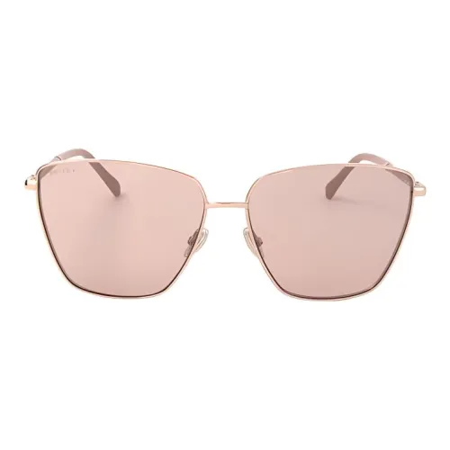 Jimmy Choo Нержавеющая сталь Квадратные Солнцезащитные очки Женские Розовые