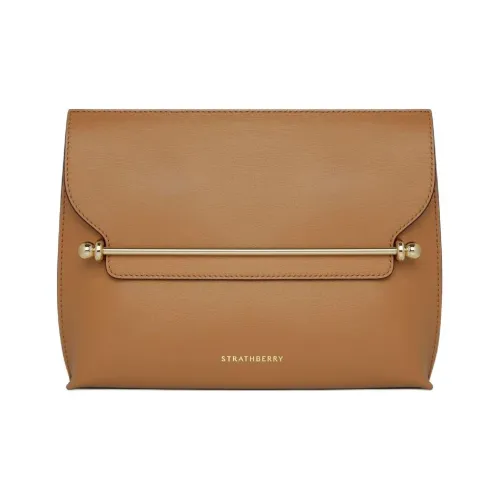 Strathberry Гладкая Телячья Кожа Сумка через плечо Женская Карамель
