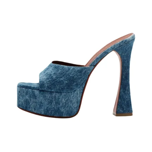 AMINA MUADDI Слипоны 14 см Женские Синие